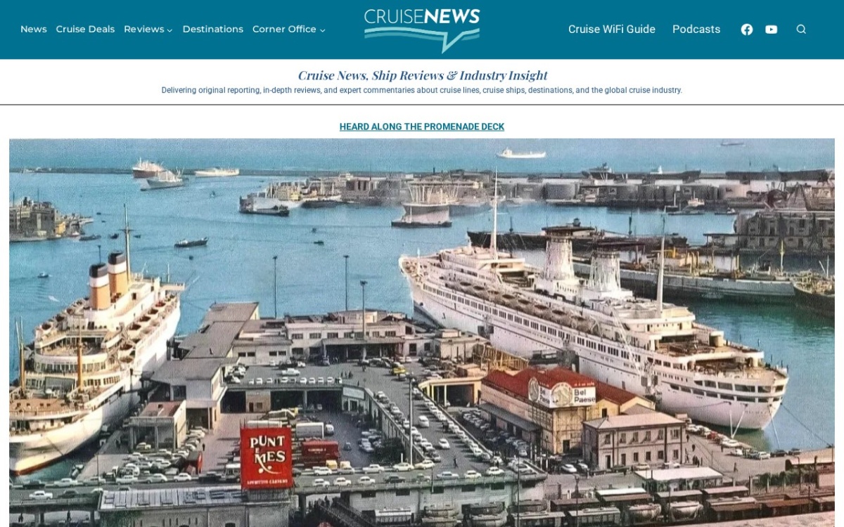 CruiseNews — Cruise Industry News & Reviews